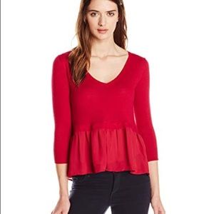 NEW!! French Connection ruffle sweater